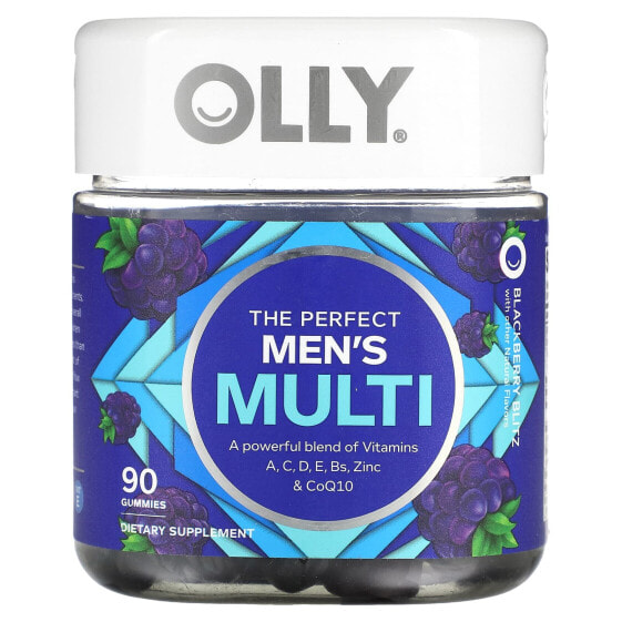 Витаминно-минеральные комплексы Olly The Perfect Men's Multi, Blackberry Blitz, 90 Жевательных мишек