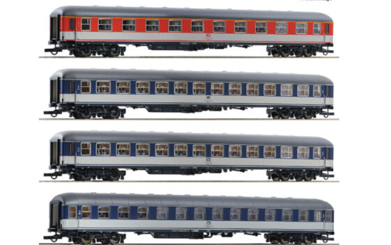 Roco 4 piece set: DC 913 "Münsterland" - DB - 14 yr(s) - Grey - Red - 1 pc(s)