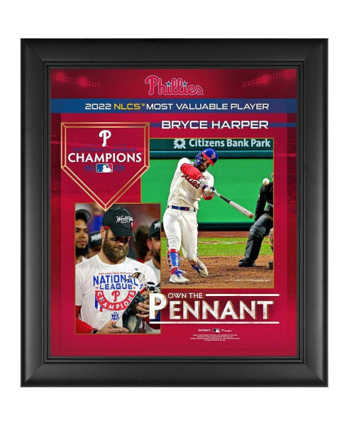 Bryce Harper Philadelphia Phillies Framed 15'' x 17'' x 1'' 2022 National League Championship Series MVP Collage