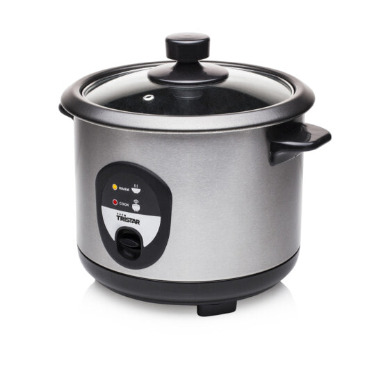 TriStar RK-6126 Rice Cooker - Black - Stainless steel - 1 L - Stainless steel - 400 W - 220 - 240 V - 50 - 60 Hz