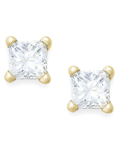 Серьги Macys PrincessCut Diamond Stud