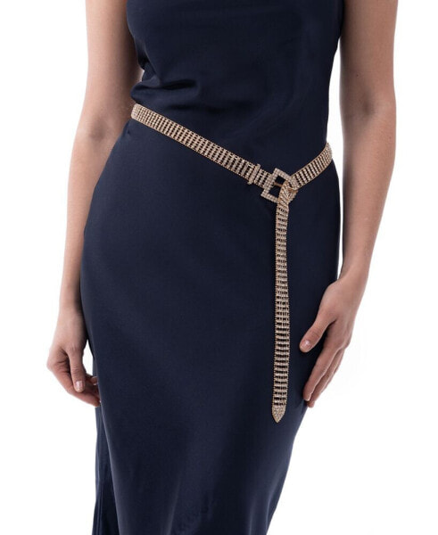 Women's Embellished Mesh Belt, Created for Macy's