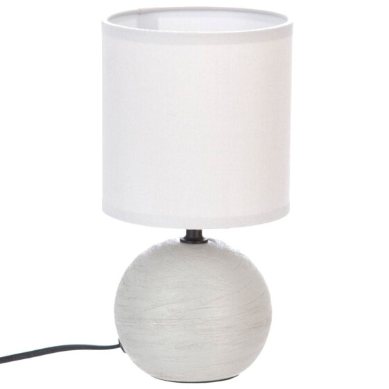 Lampe weißer Keramik H25, weiß