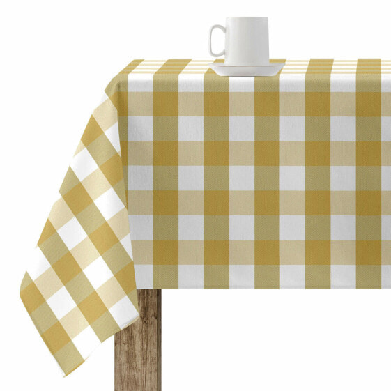 Stain-proof tablecloth Belum Cuadros Mustard 100 x 140 cm