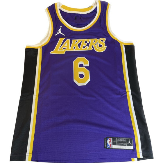 Футболка спортивная Nike Jordan NBA Swingman Jersey Lebron James La Lakers Statement Edition 6