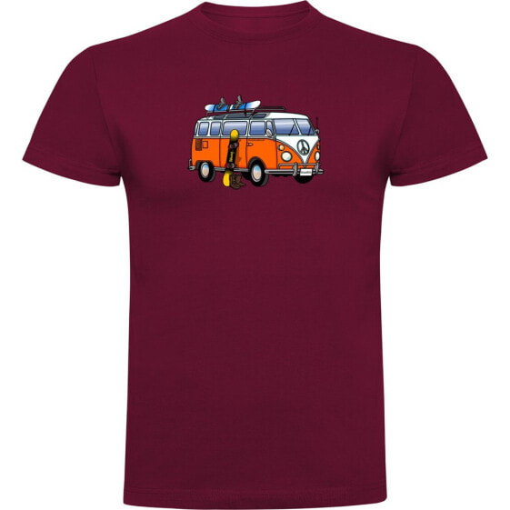 KRUSKIS Hippie Van Snowboard short sleeve T-shirt