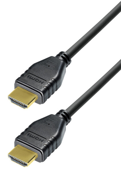 Разъем и переходник HDMI Transmedia C 218-1,5 - 1,5 м - HDMI Type A (Стандартный) - HDMI Type A (Стандартный) - 48 Гбит/с - черный - золотой
