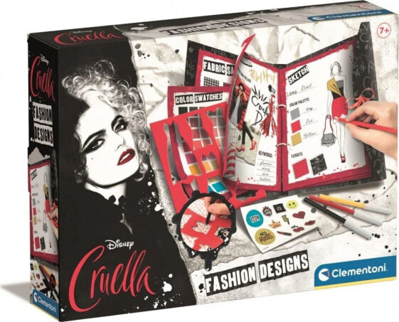 Развивающая игра Clementoni Книга о моде Cruella Look Book 18672