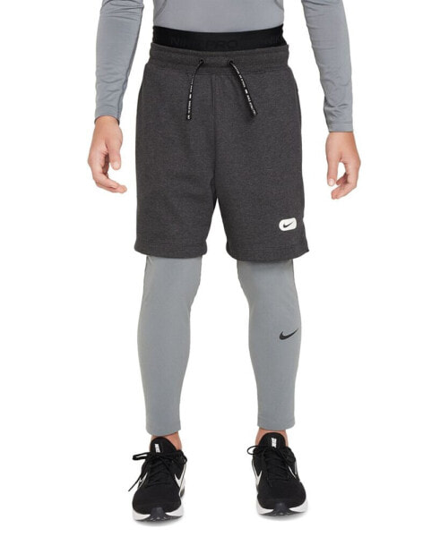 Big Boys Pro Dri-FIT Stretch Performance Leggings