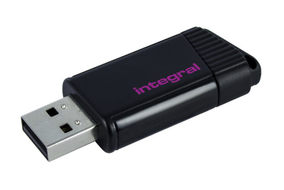 Integral 8GB USB2.0 DRIVE PULSE PINK - 8 GB - USB Type-A - 2.0 - 12 MB/s - Slide - Pink