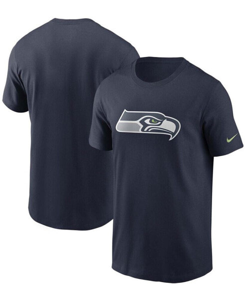 Men's College Navy Seattle Seahawks Primary Logo T-shirt