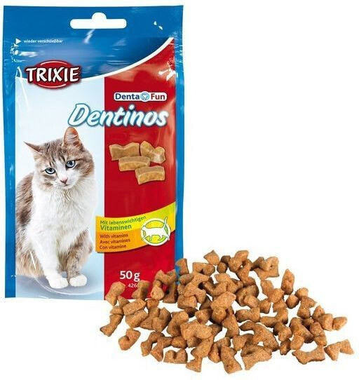 Лакомство для кошек TRIXIE Dentinos 50г