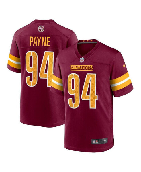 Men's Da'Ron Payne Burgundy Washington Commanders Game Jersey