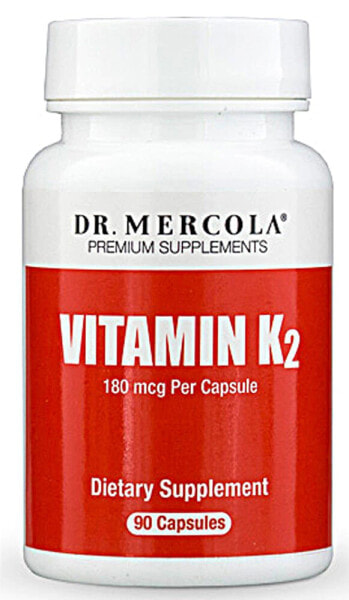 Dr. Mercola Vitamin K2 -Витамин К2- 180 мг--90 капсул