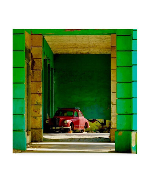 Yawen Wu Cuba Impression 17 Havana Canvas Art - 27" x 33"