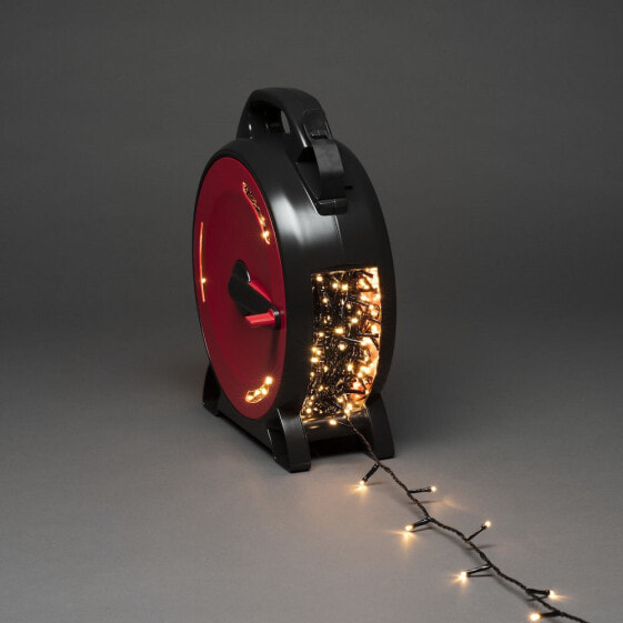 Konstsmide 3839-107 - Light decoration chain - Black - Red - Plastic - IP44 - Black - 1000 lamp(s)