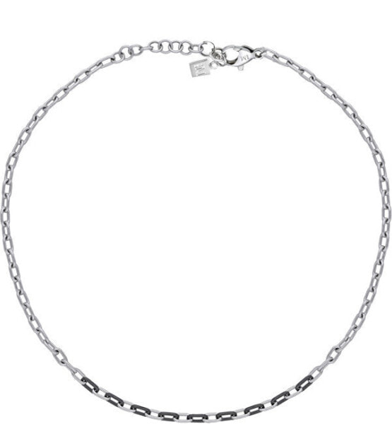 Men´s Steel Necklace Cross SAHU02