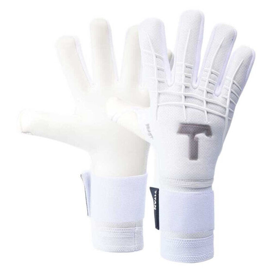 T1TAN White Beast 3.0 goalkeeper gloves with finger protection