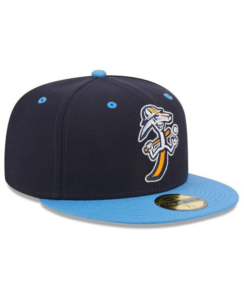 Men's Navy Midland Rockhounds Authentic Collection Alternate Logo 59FIFTY Fitted Hat