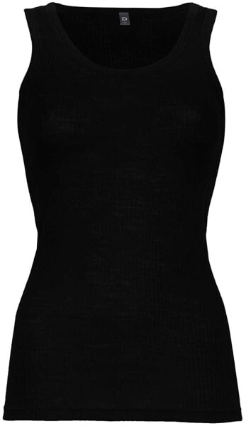 Dilling Women's Rip Top Made from 100% Organic Merino Wool, black