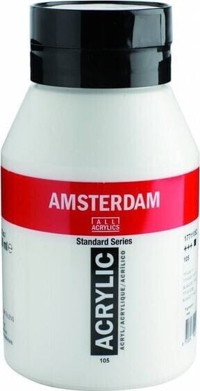 Artequipment TALENS AMSTERDAM COLOUR ACRYLIC 1000ml TITANIUM WHITE uniw