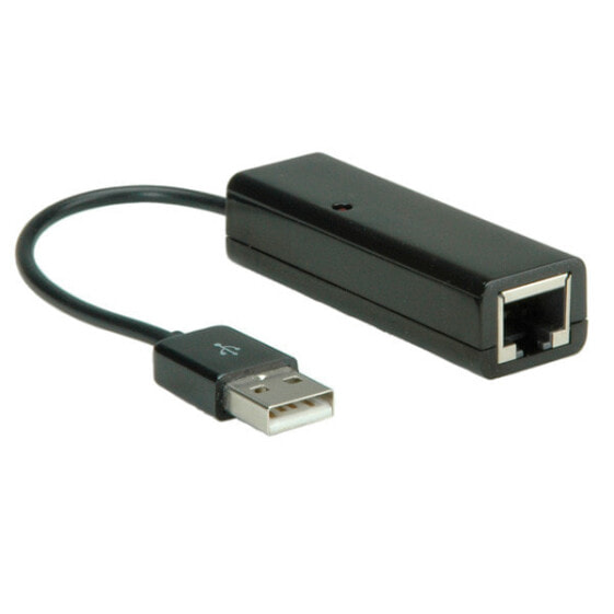 VALUE USB 2.0 to Fast Ethernet Converter - Black - 22 mm - 65 mm - 17 mm