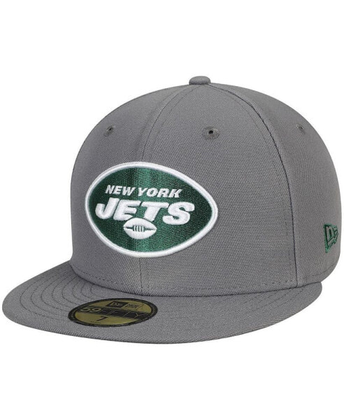 Men's Graphite New York Jets Storm 59FIFTY Fitted Hat