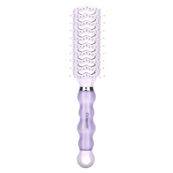 Conair, Продуваемая расческа для укладки Gel Grips с удобной гелевой ручкой, 1 шт.