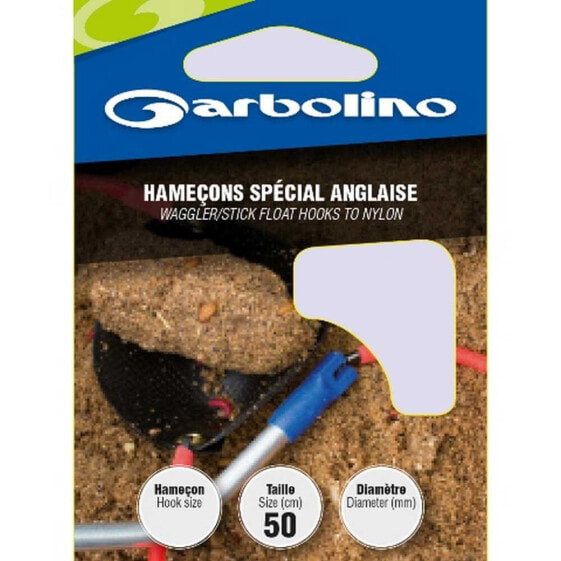 Крючок рыболовный Garbolino Competition Coup Special Anglaise Tied Hook Nylon 12