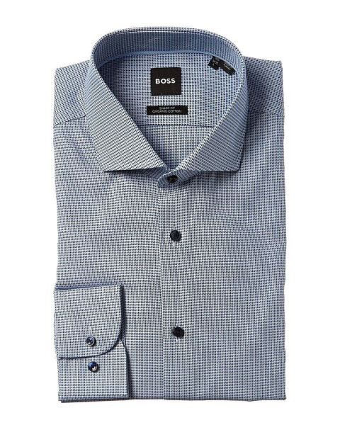 Boss Hugo Boss Sharp Fit Dress Shirt Men's Blue 15.5