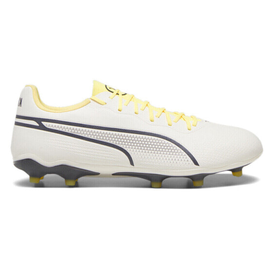 Puma King Pro Firm GroundArtificial Ground Soccer Cleats Mens White Sneakers Ath