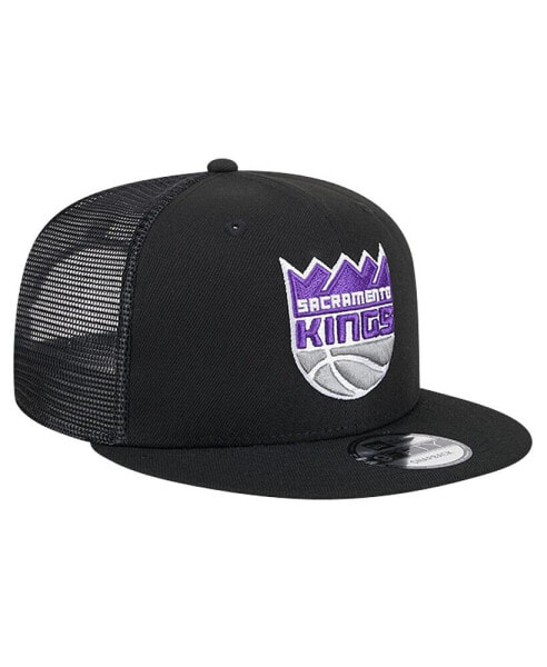 Men's Gray Sacramento Kings Evergreen Meshback 9FIFTY Snapback Hat