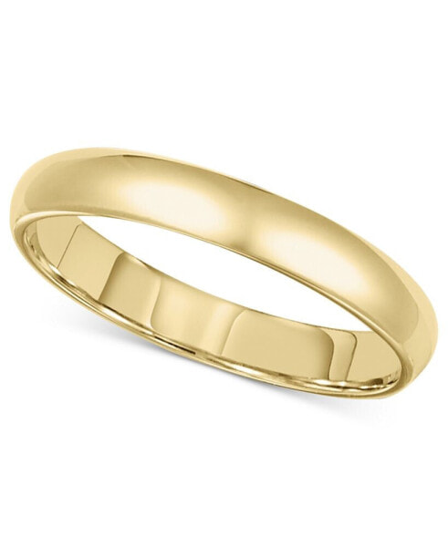 Кольцо Macy's 14k Gold 3mm Wedding Band