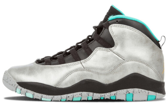 Jordan Air Jordan 10 Retro Lady Liberty 低帮 复古篮球鞋 GS 灰绿 / Кроссовки Jordan Air Jordan 705179-045