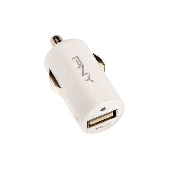 PNY USB Fast Car Charger Weiß 12V 2.4 Amp