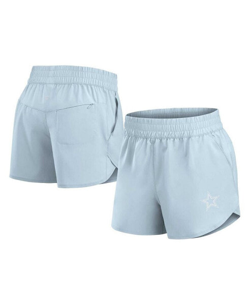 Women's Gray Dallas Cowboys Front Office Woven Shorts