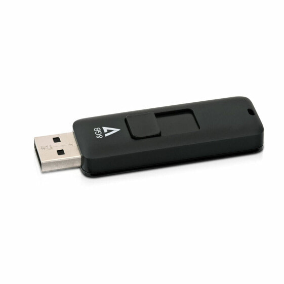 Pendrive V7 Flash Drive USB 2.0 Чёрный 8 Гб