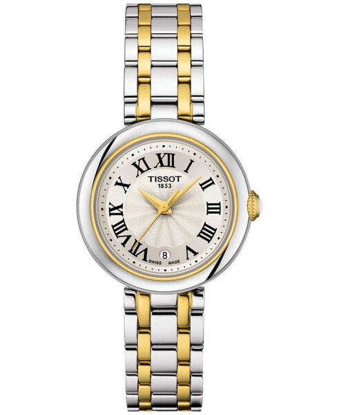 Women's Swiss Bellissima Small Lady Two-Tone Stainless Steel Bracelet Watch 26mm