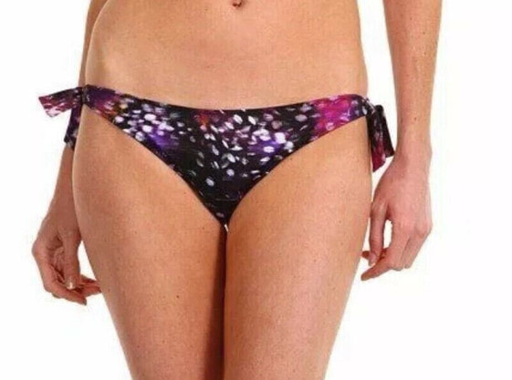 Paul Smith Womens Swimwear Skinny Tie Bikini Bottom Paint Brush Print Size 2