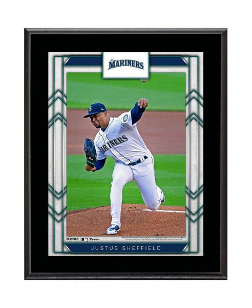 Justus Sheffield Seattle Mariners 10.5'' x 13'' Sublimated Player Name Plaque