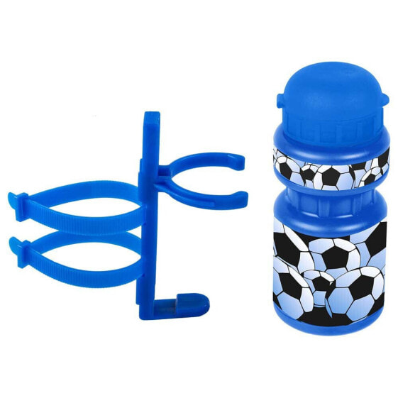 VENTURA Soccer Water Bottle+Bottle Cage 300ml