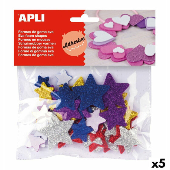 Ремесленный материал Apli Звезда Разноцветный (5 штук)