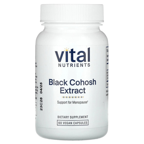 Black Cohosh Extract, 60 Vegan Capsules