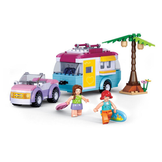 SLUBAN Girls Dream Vacation Beach 281 Pieces Construction Game