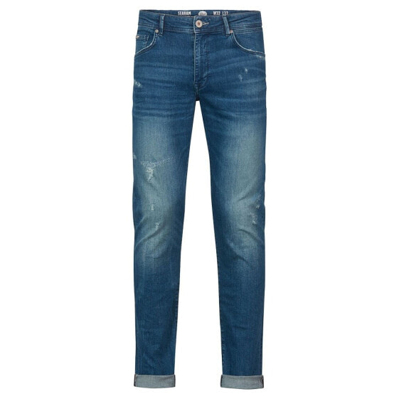 PETROL INDUSTRIES Seaham Slim Fit Ripped Repaired jeans