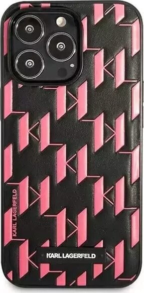 Karl Lagerfeld Karl Lagerfeld KLHCP13LMNMP1P iPhone 13 Pro / 13 6,1" hardcase różowy/pink Monogram Plaque