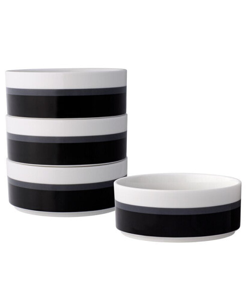 ColorStax Stripe Cereal Bowls, Set of 4