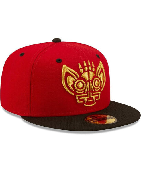 New Era Men's Louisville Murcielagos Red Copa de La Diversion 59FIFTY Fitted Hat