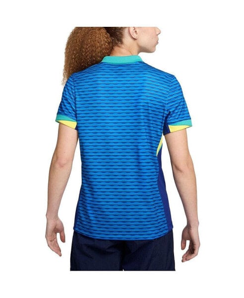 Women's Blue Brazil National Team 2024 Away Stadium Replica Jersey