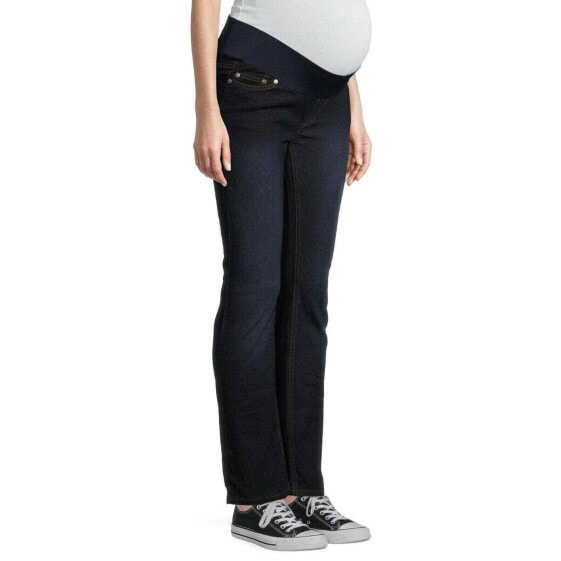 Maternity Oh! Mamma Straight Leg Jeans with Demi Panel size 2X